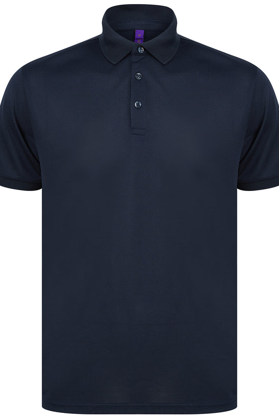 Henbury Recycled Polyester Polo Shirt with Wicking Properties