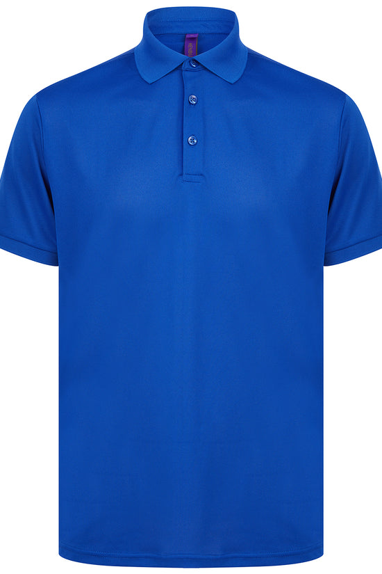 Henbury Recycled Polyester Polo Shirt with Wicking Properties