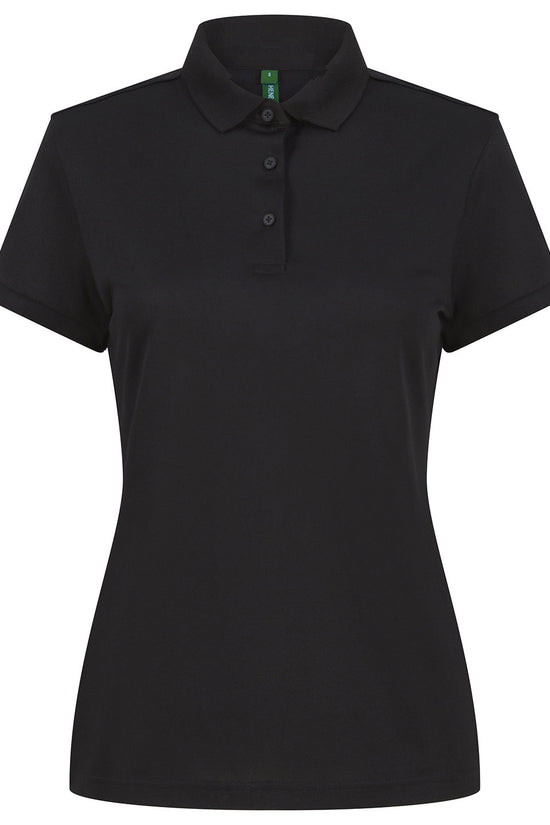 Henbury Womens Recycled Polyester Polo Shirt with Wicking Properties