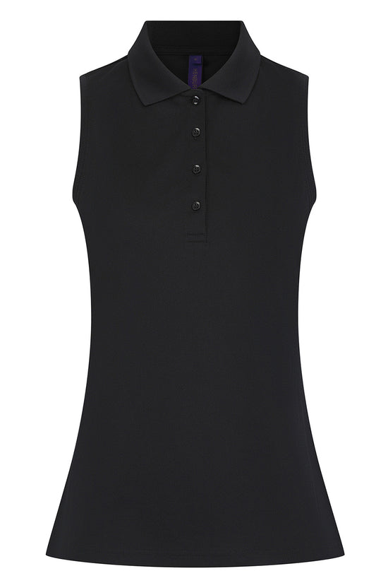 Womens Coolplus Sleeveless Polo Shirt for Ultimate Performance