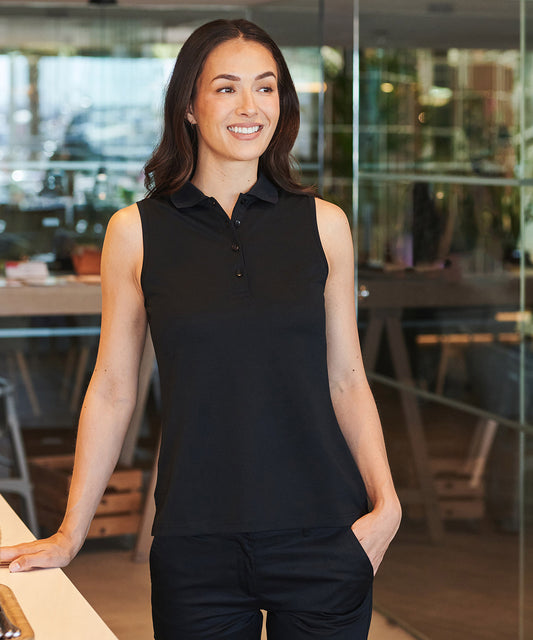Womens Coolplus Sleeveless Polo Shirt for Ultimate Performance