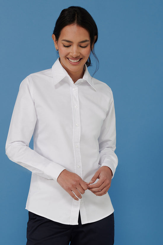 Henbury Womens Classic Oxford Shirt Plus Sizes