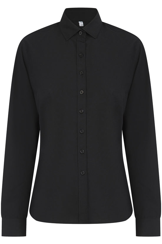 Womens Coolplus Long Sleeve Shirt CottonFeel Comfort Polyester Performance