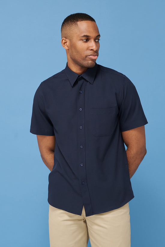 Henbury Wicking Antibacterial Short Sleeve Shirt for Men