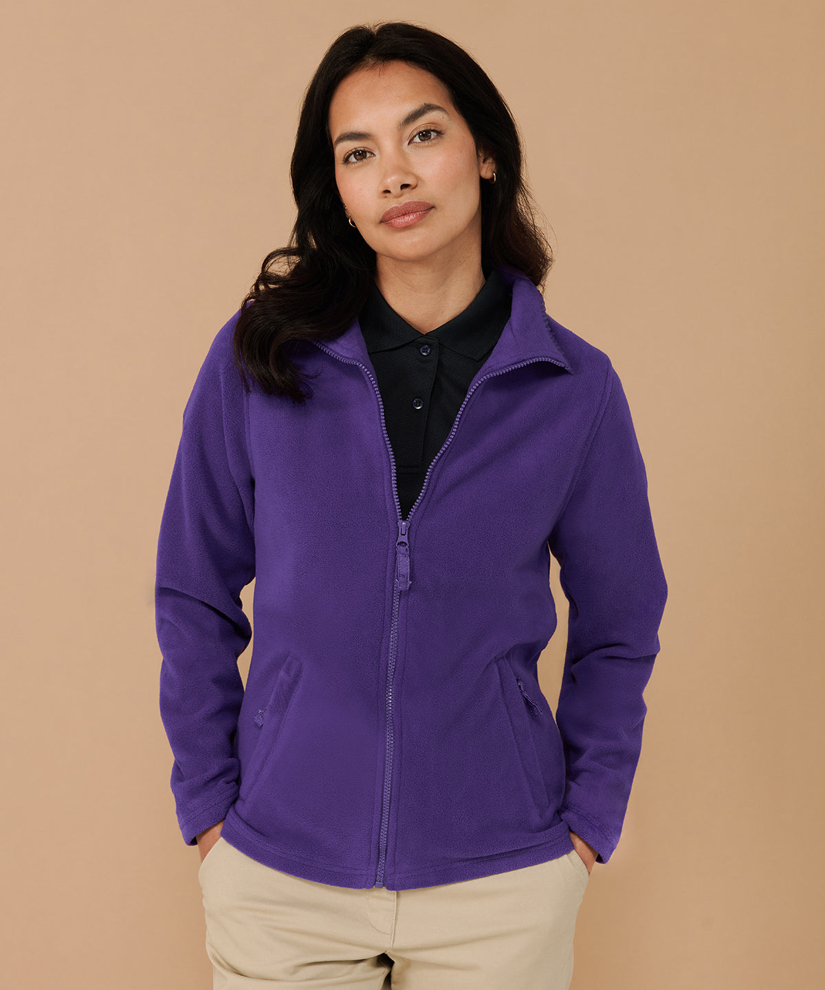 Henbury Womens Microfleece Jacket Stay Warm in Style