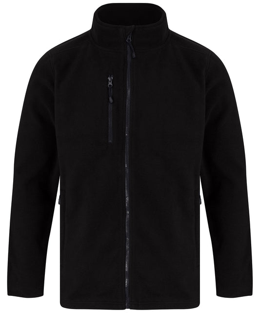 Henbury Recycled Polyester Microfleece Jacket Sustainable Unisex Outerwear