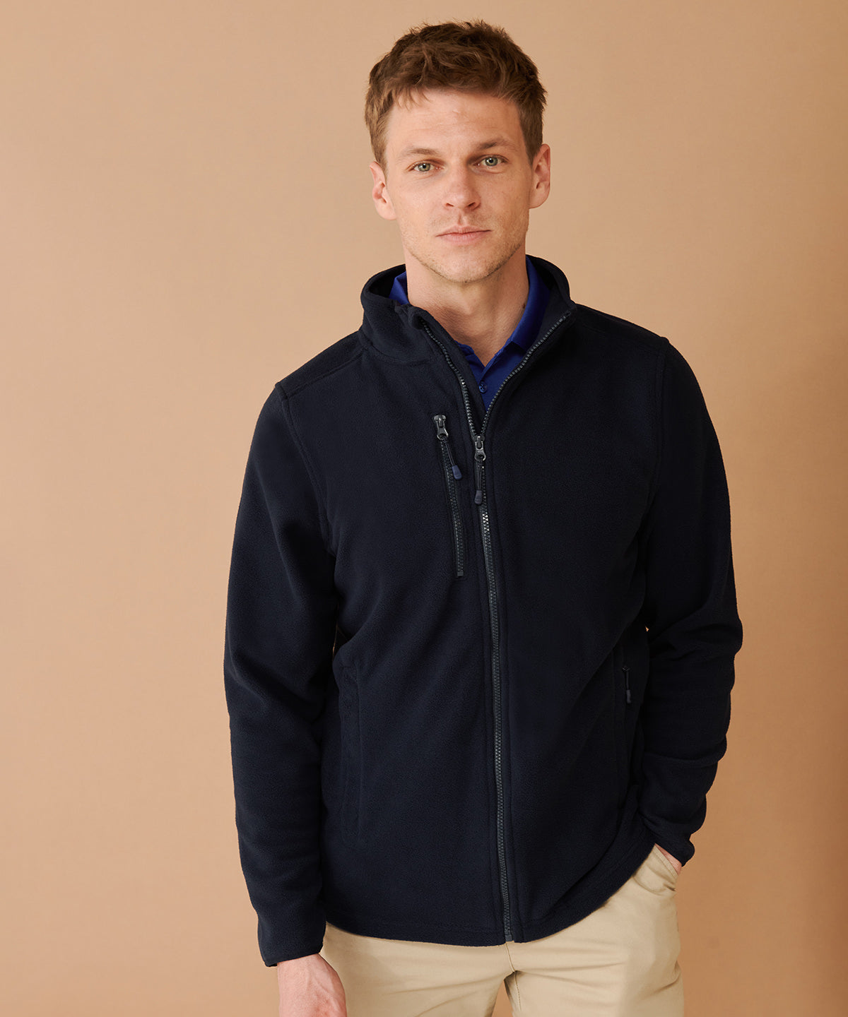 Henbury Recycled Polyester Microfleece Jacket Sustainable Unisex Outerwear