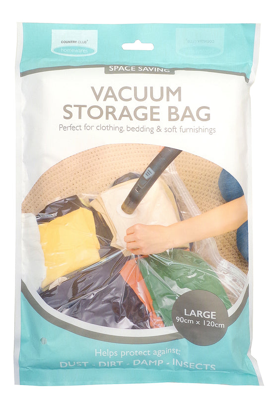 Clear Vacuum Bag for SpaceSaving Clothes Storage