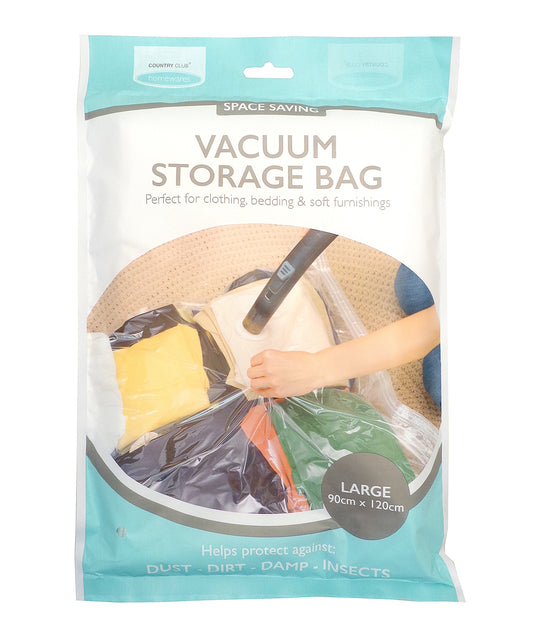Clear Vacuum Bag for SpaceSaving Clothes Storage