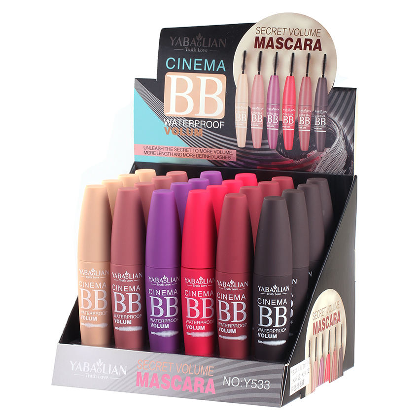 Yabaolian Cinema BB Waterproof Mascara Pack of 24