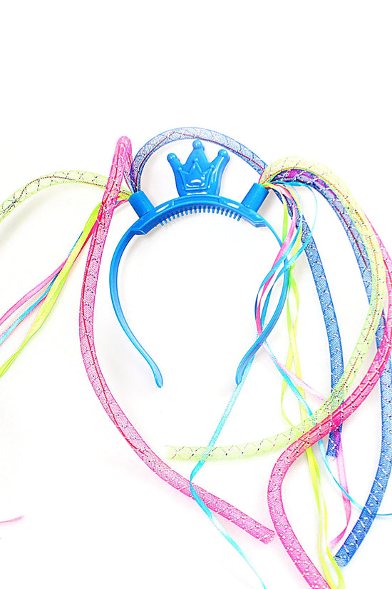 Girls Light Up Pink Headband Hair Piece Dress Up Accessories