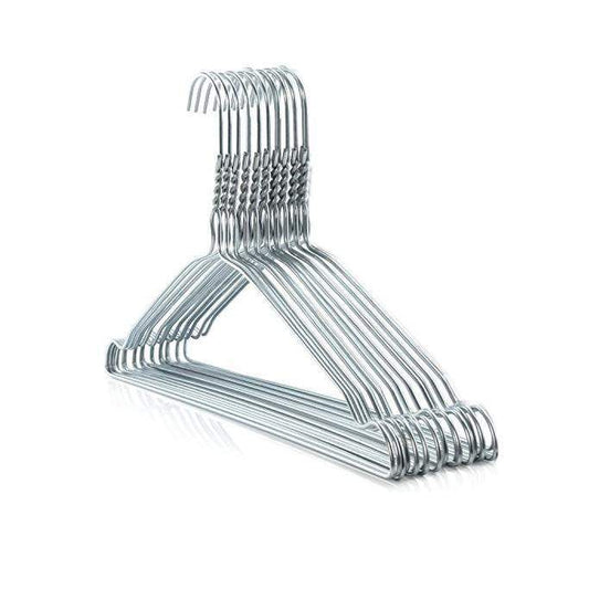 Premium Steel Clothing Hangers Pack of 10