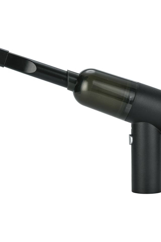 Compact Car Vacuum Cleaner Black Gold Design