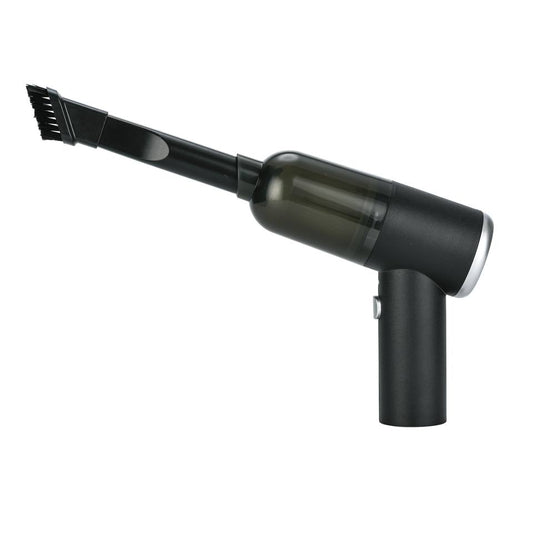 Compact Car Vacuum Cleaner Black Gold Design