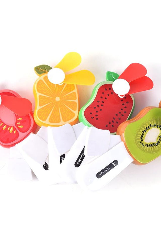 Fruit Shape Mini Hand Pressure Fan 135 cm Stay Cool Anywhere