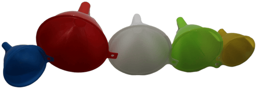 5pc Plastic Funnel Set for Kitchen DIY Needs