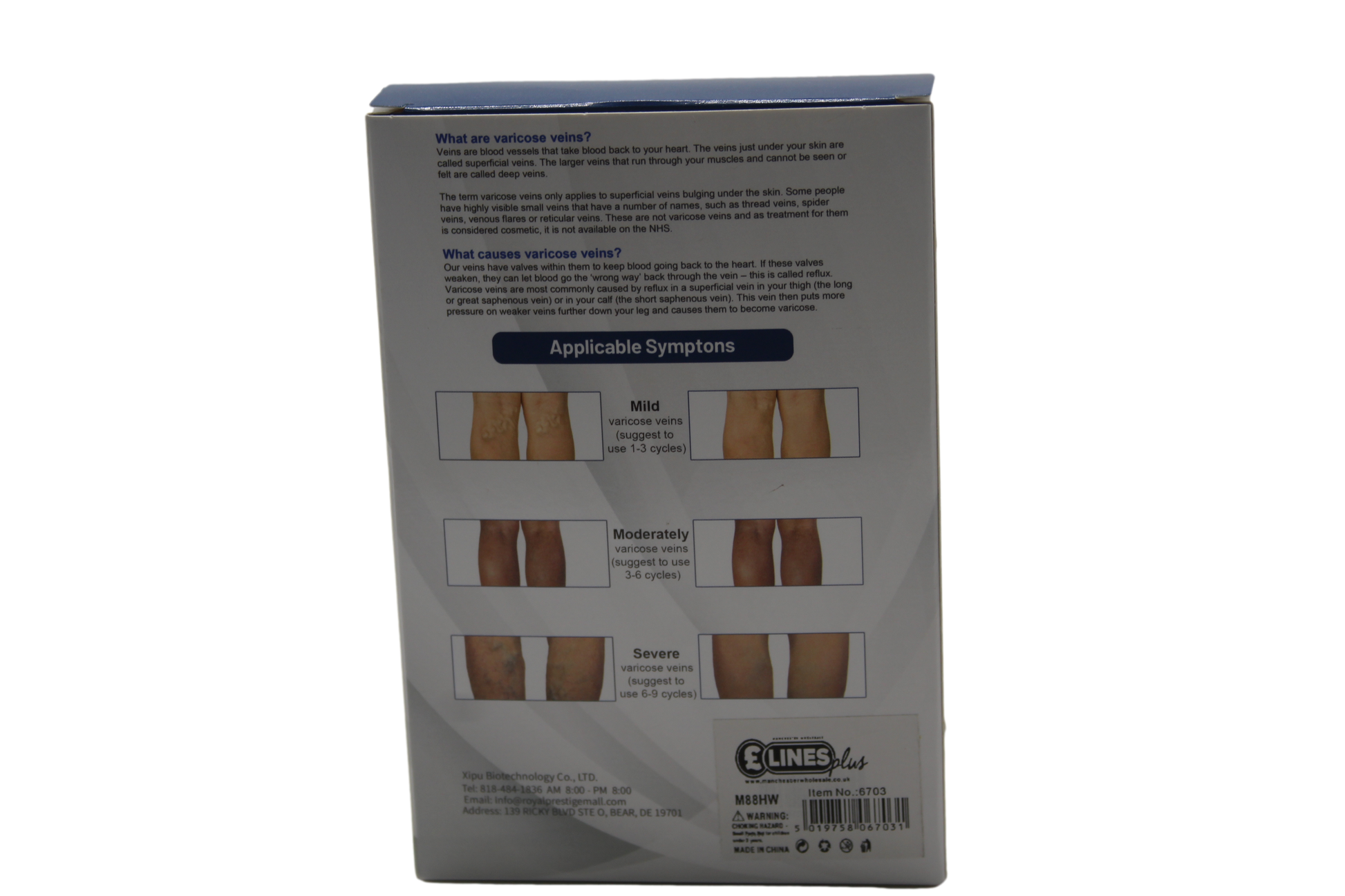 Leg Varicose Vein Patch for Improved Blood Circulation and Vein Care