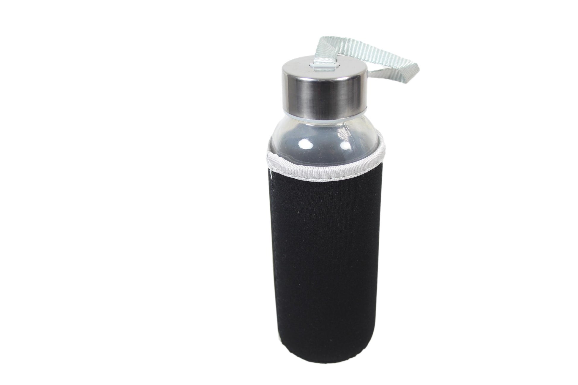 EcoFriendly Glass Water Bottle with Stylish Cover Assorted Colors