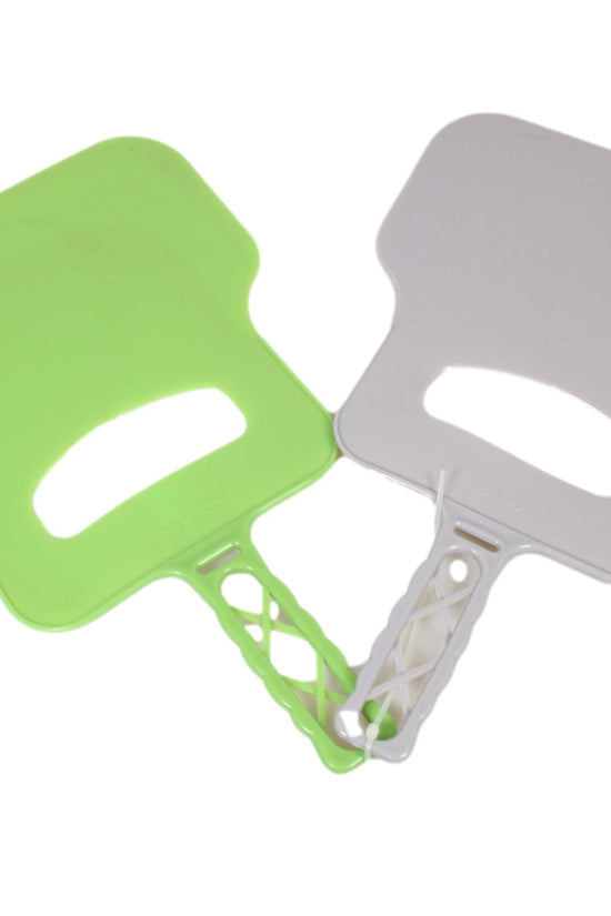 Durable Plastic BBQ Charcoal Fans Pack of 2 in Assorted Colors