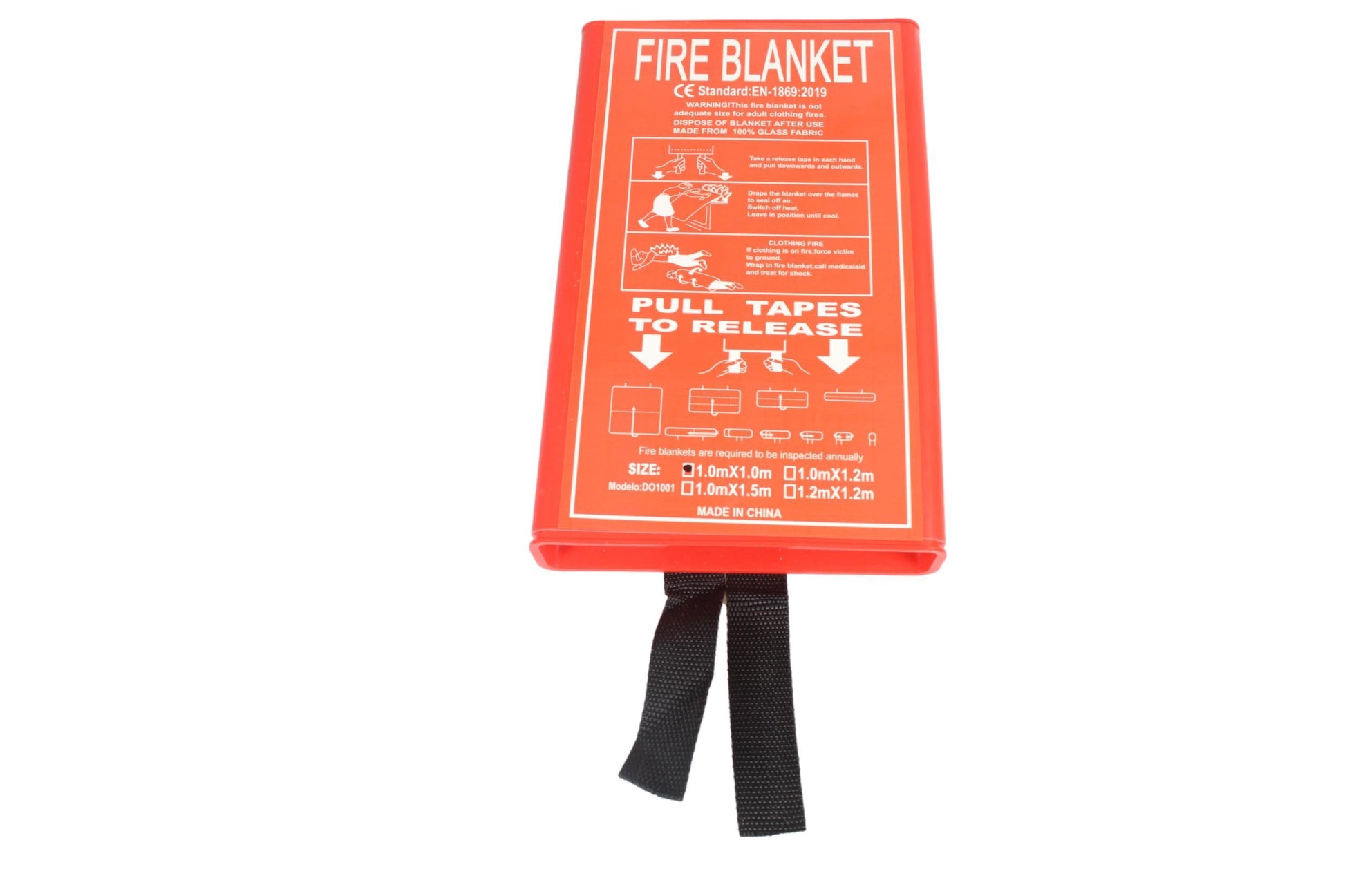 Premium Fire Blanket Tested Certified and Durable 100 Glass Fibre Material