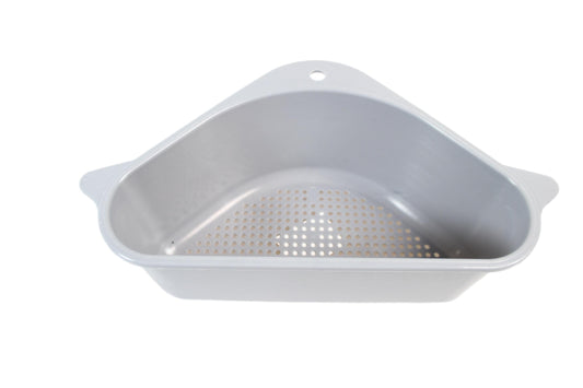 Compact Plastic Sink Sponge Drain Rack Kitchen Organization Solution