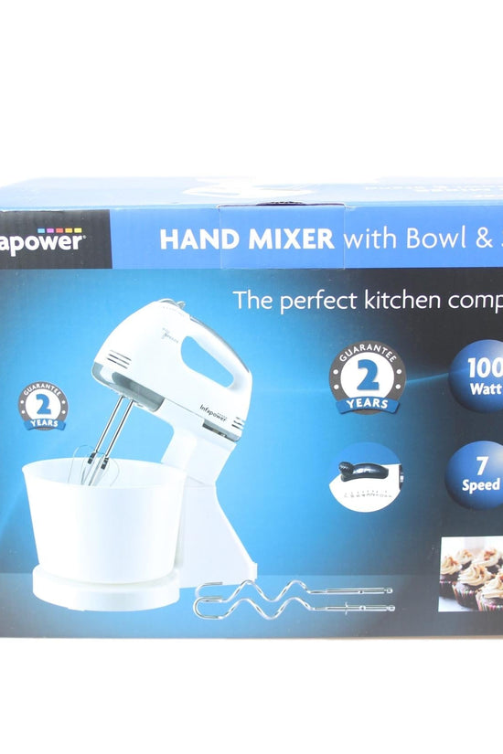 Infapower 7Speed Electric Stand Hand Mixer with 2L Bowl 100W