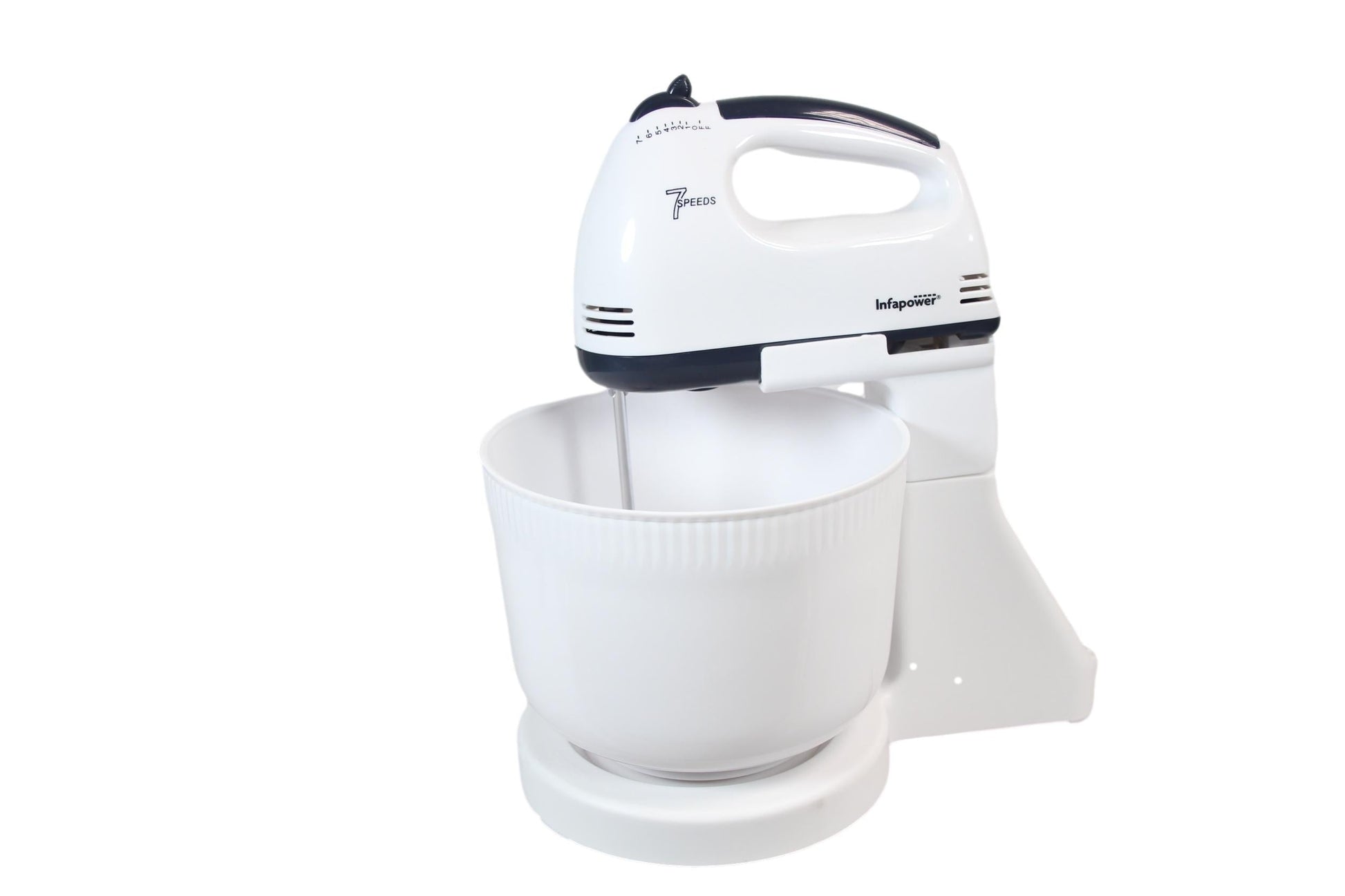 Infapower 7Speed Electric Stand Hand Mixer with 2L Bowl 100W