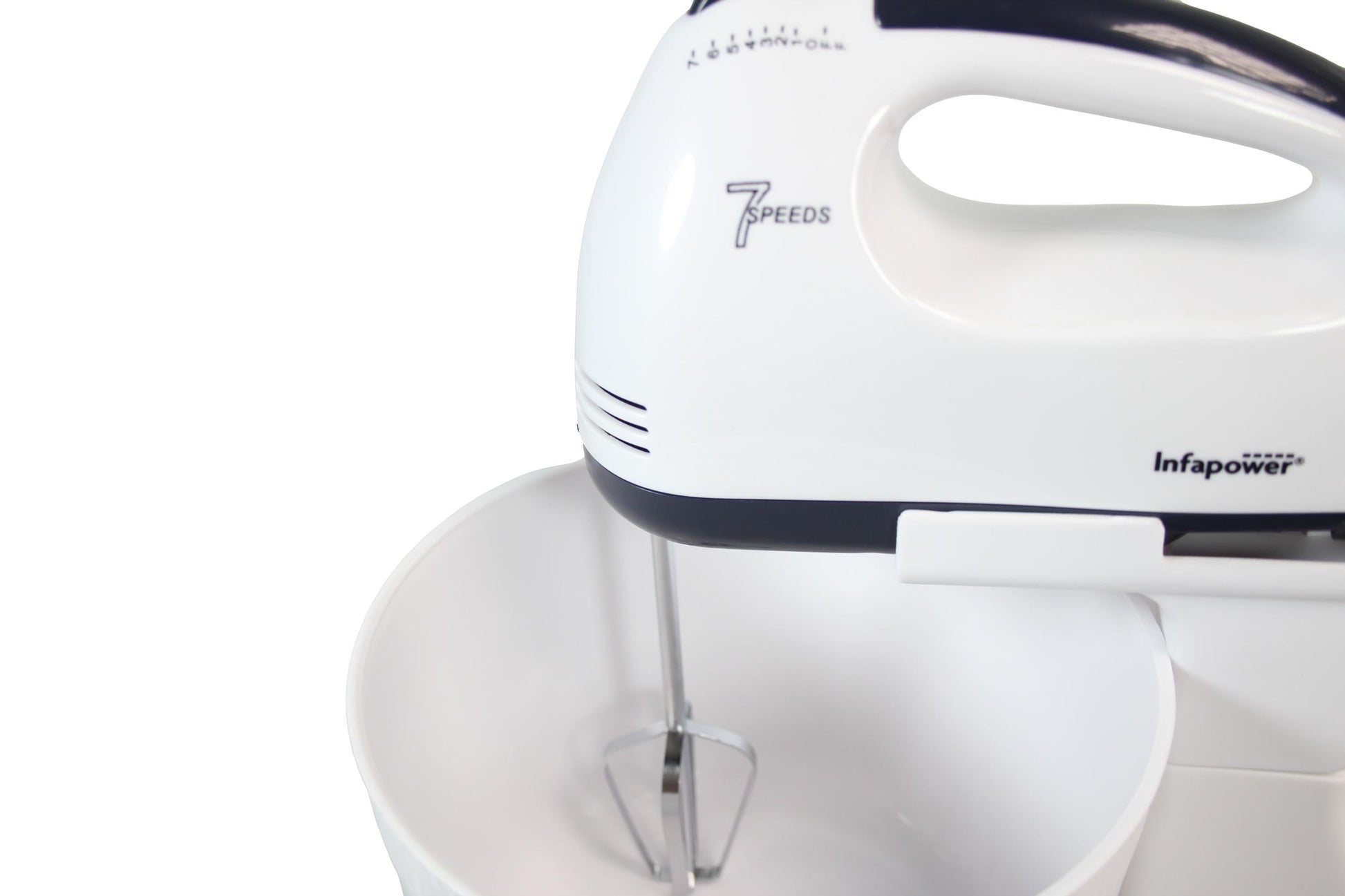 Infapower 7Speed Electric Stand Hand Mixer with 2L Bowl 100W