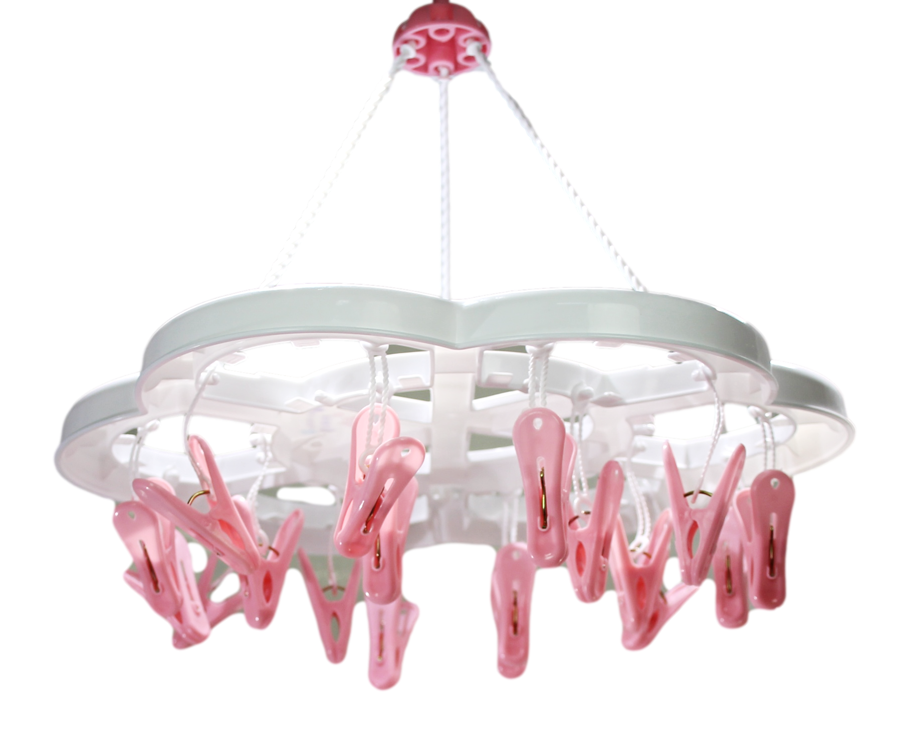 Durable Clothes Peg Laundry Hanger 36cm Assorted Colors