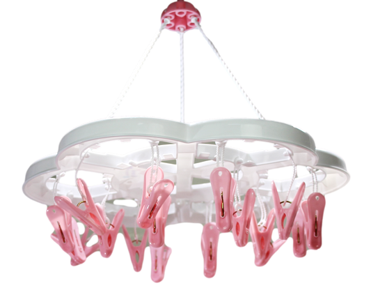 Durable Clothes Peg Laundry Hanger 36cm Assorted Colors