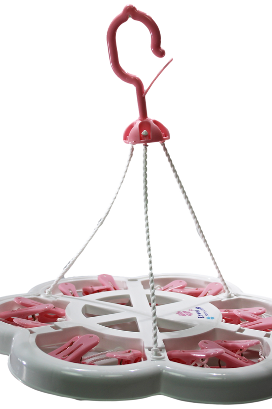 Durable Clothes Peg Laundry Hanger 36cm Assorted Colors