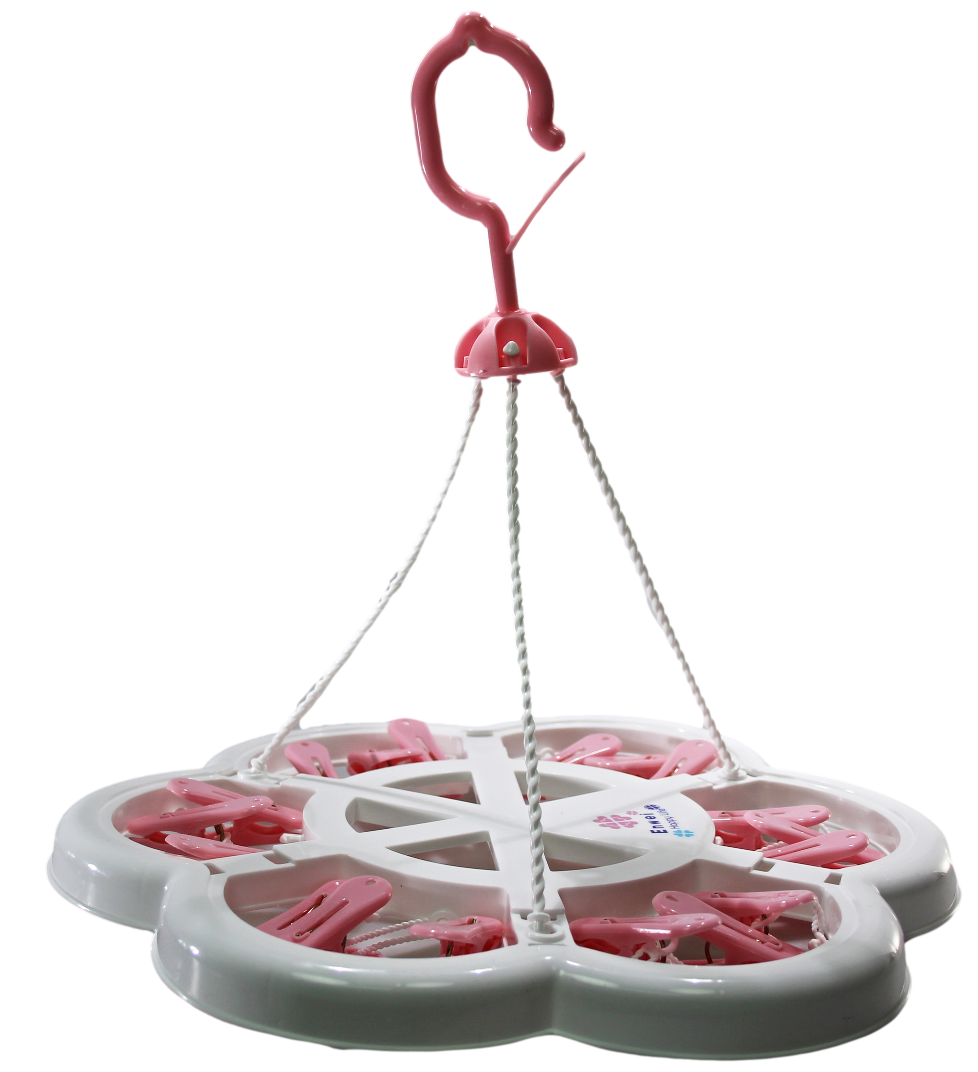 Durable Clothes Peg Laundry Hanger 36cm Assorted Colors