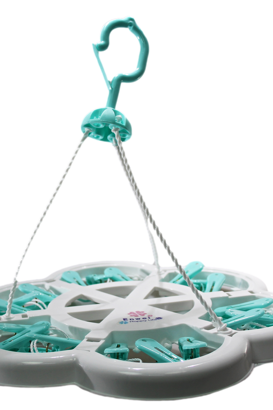 Durable Clothes Peg Laundry Hanger 36cm Assorted Colors