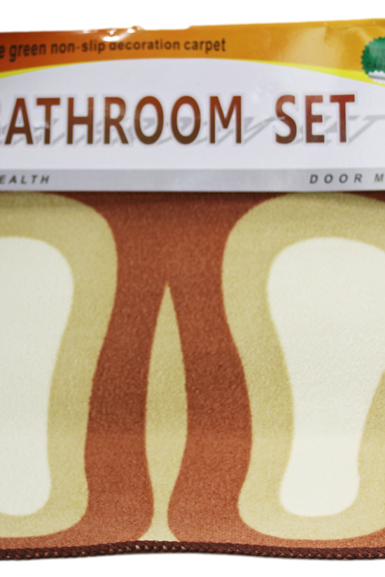 Feet Design Bathroom Mat 45x50cm Assorted Colors