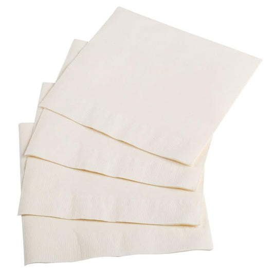 100 Pack Soft Party Paper Napkins Ivory Elegant Tableware for Any Occasion