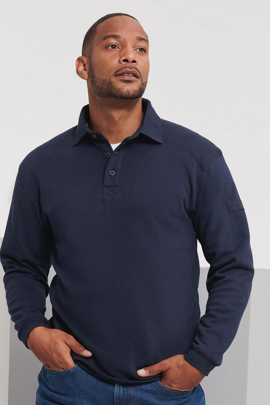 Russell Europe Heavyduty Collar Sweatshirt for Men Plus Sizes