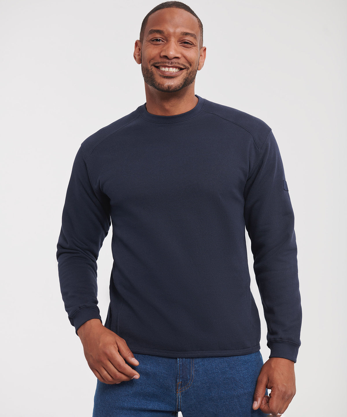 Russell Europe Heavyduty Crew Neck Sweatshirt for Men Plus Sizes