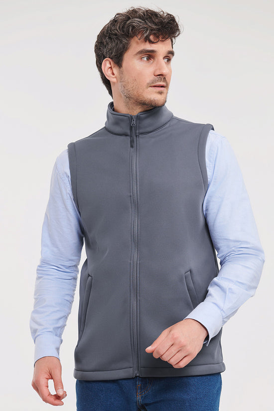 Russell Europe Smart Softshell Gilet for Men Plus Sizes