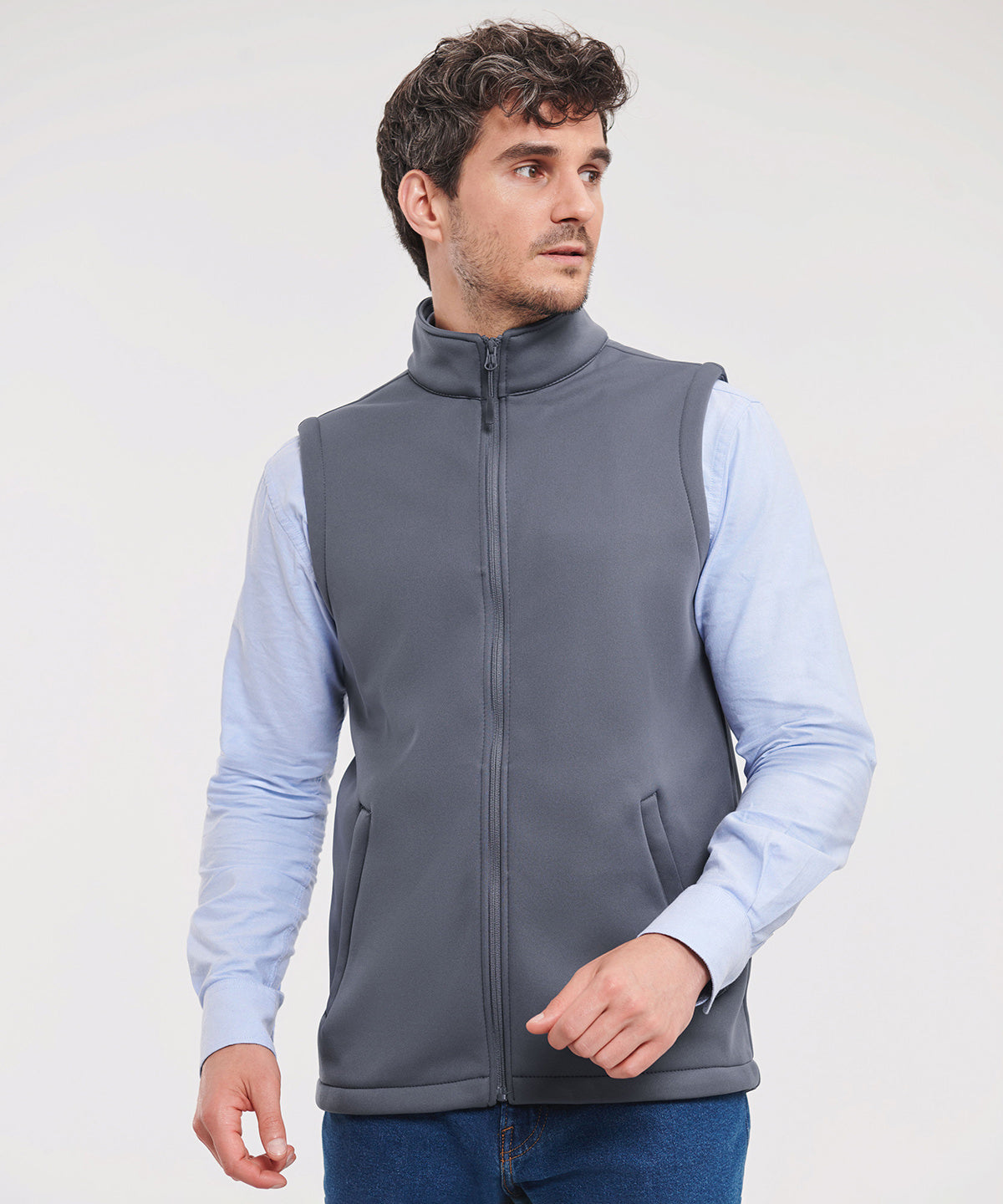 Russell Europe Smart Softshell Gilet for Men Plus Sizes
