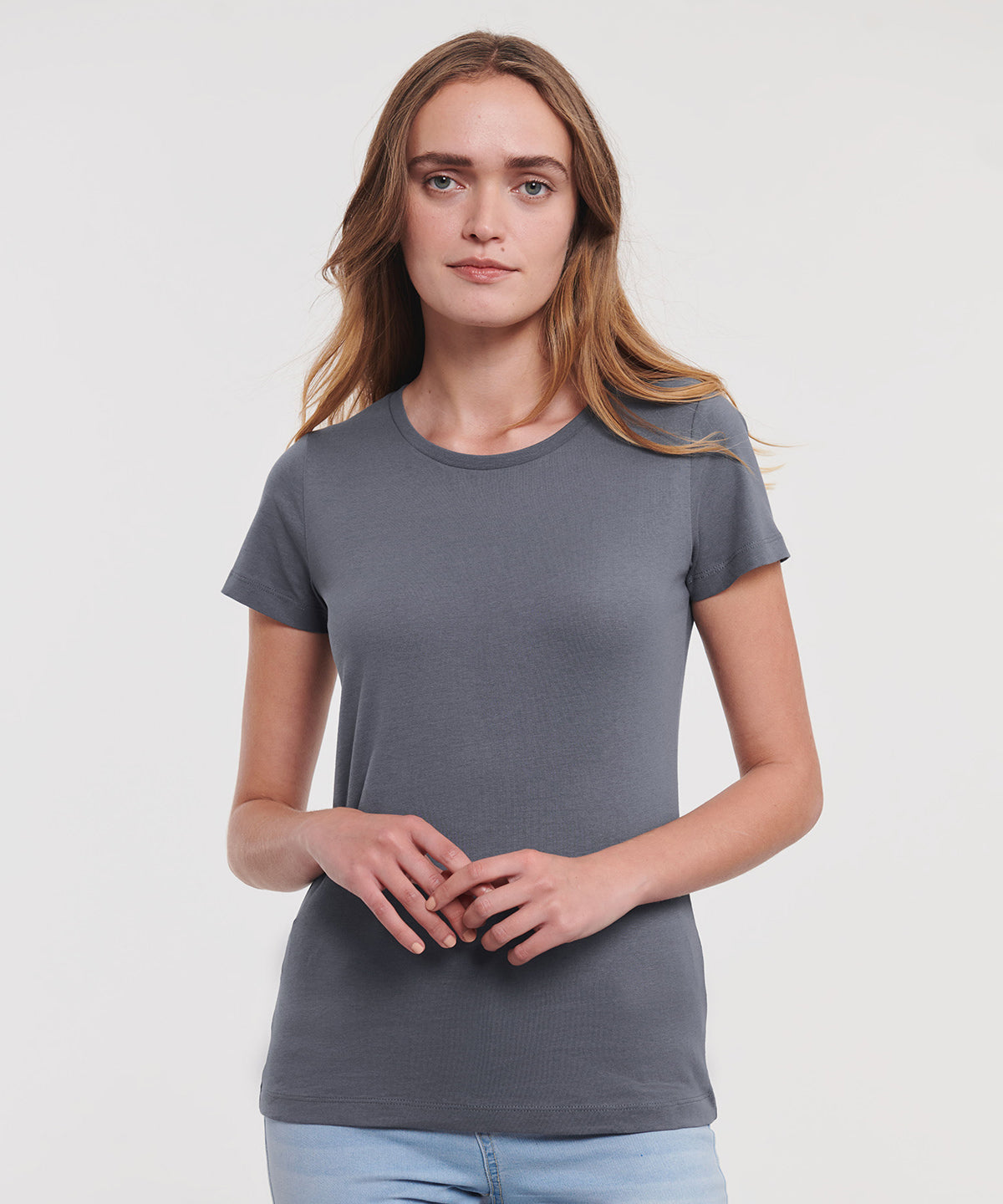 Russell Europe Womens Pure Organic Tee Sustainable Cotton TShirt