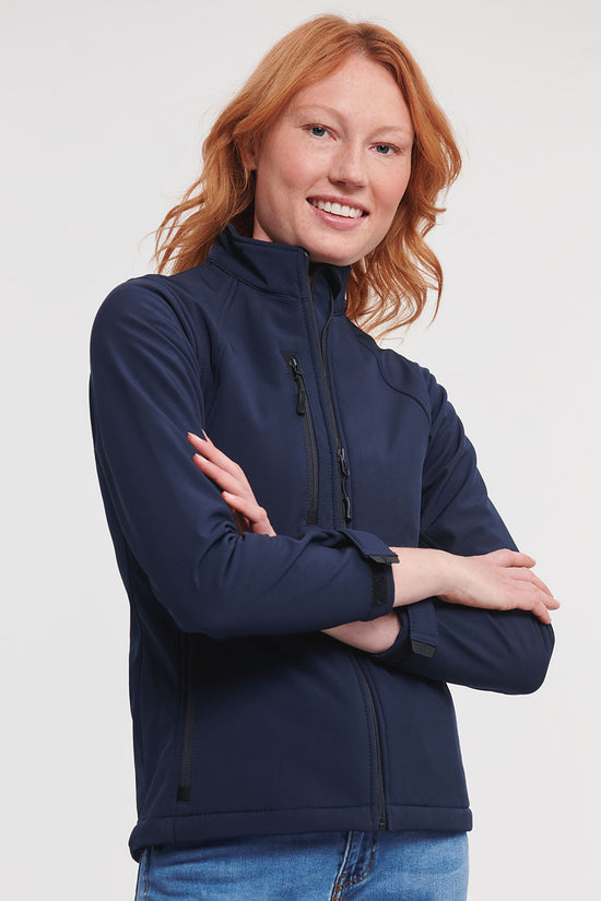 Russell Europe Womens Softshell Jacket WaterResistant and Windproof