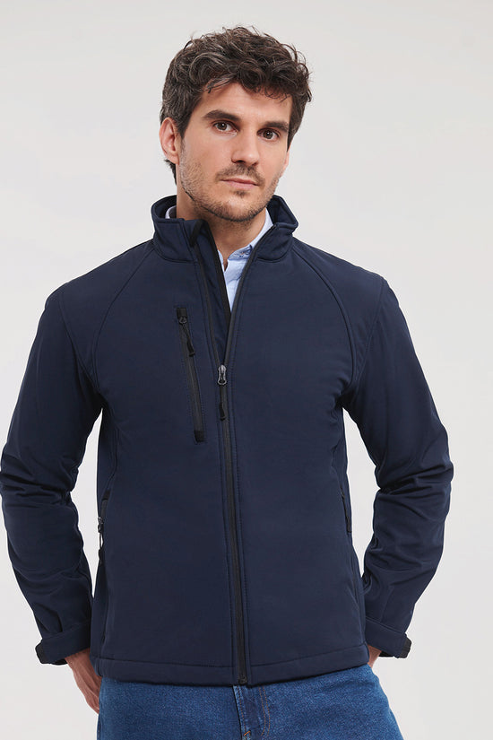 Premium Softshell Jacket for Men Plus Sizes WaterResistant