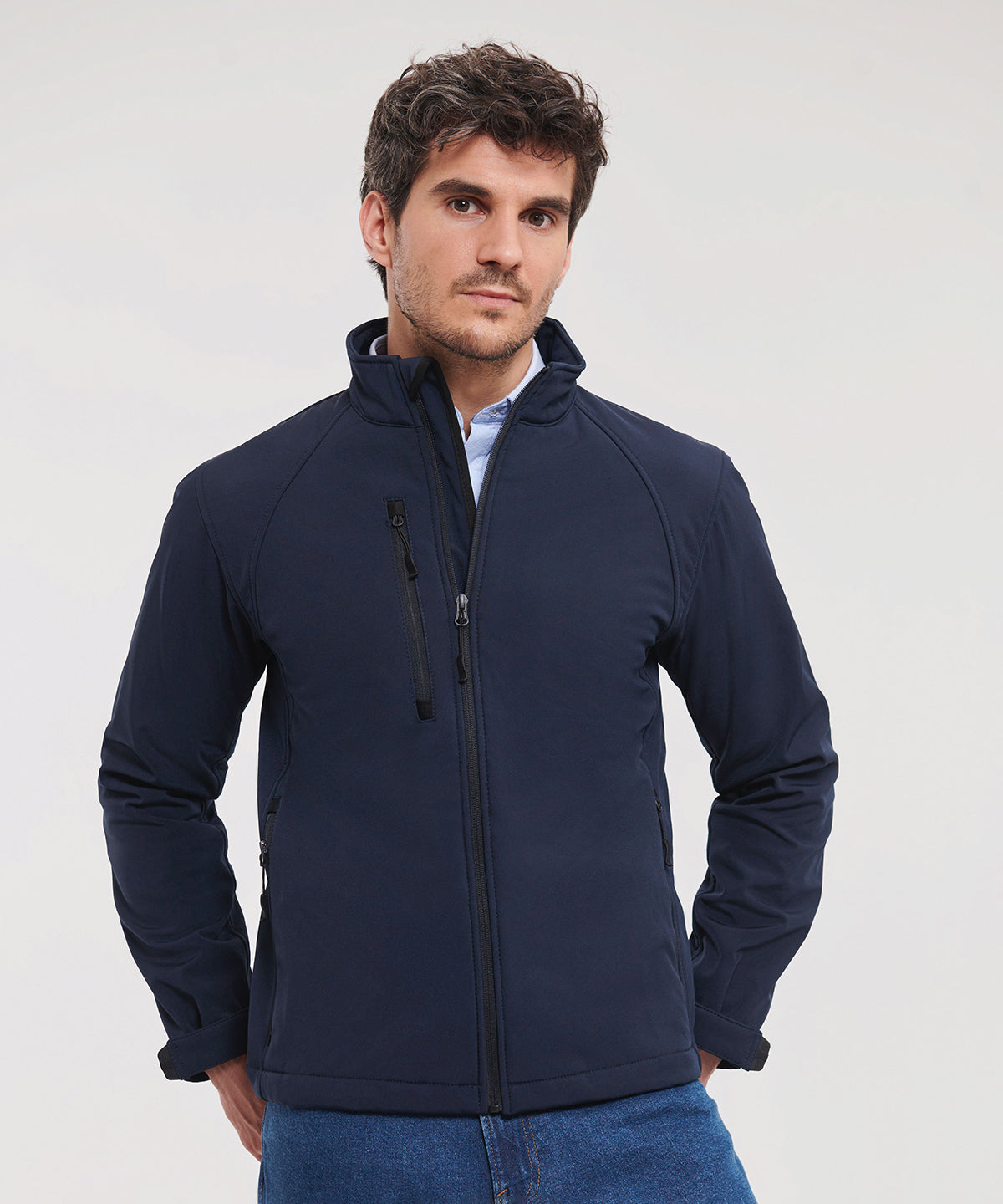 Premium Softshell Jacket for Men Plus Sizes WaterResistant