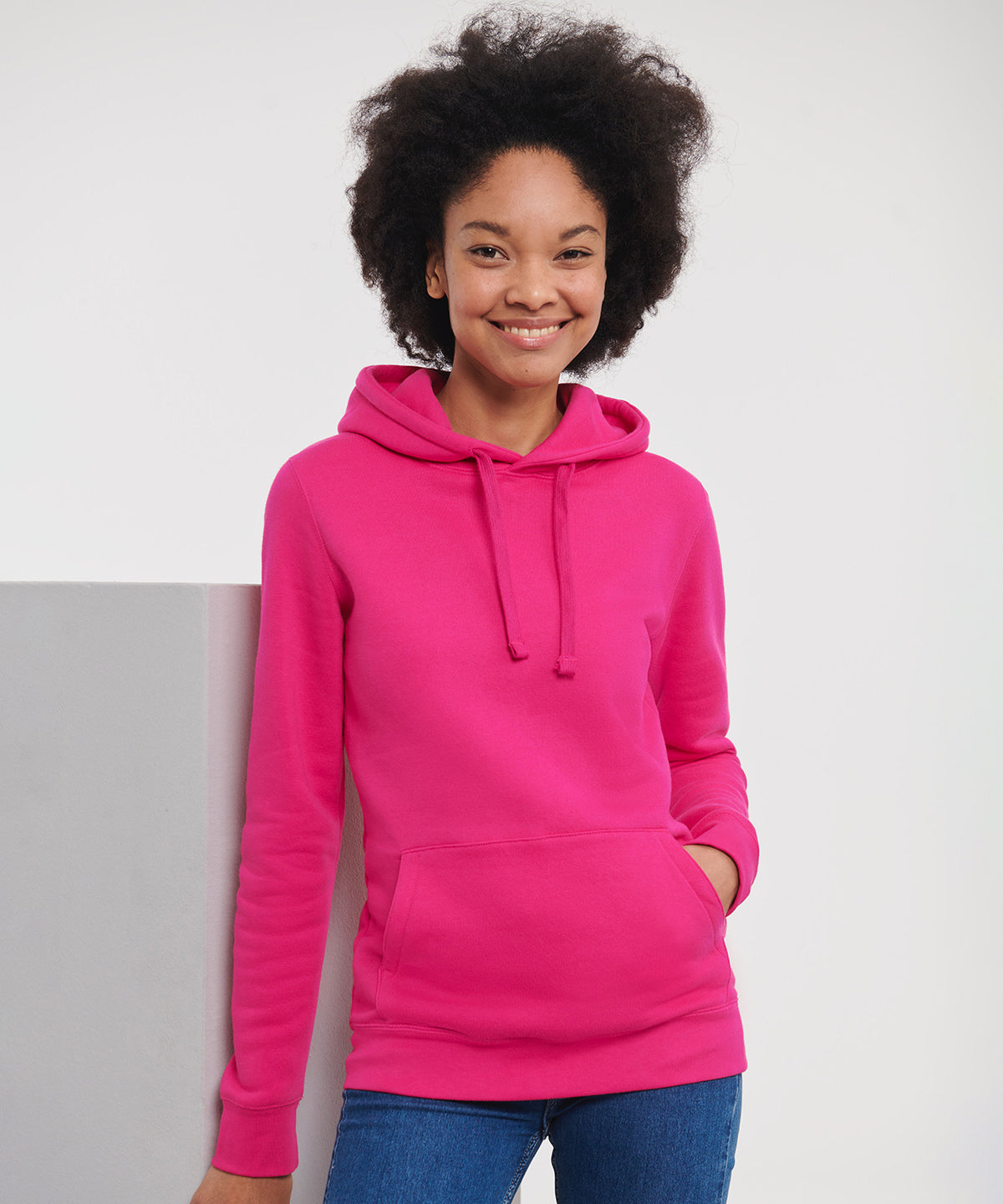 Russell Europe Womens Authentic Hooded Sweatshirt Contemporary Fit