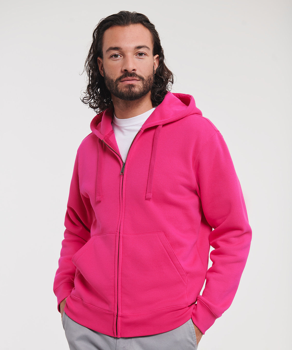 Russell Europe Authentic Zipped Hooded Sweat Premium 3 Layer Fabric