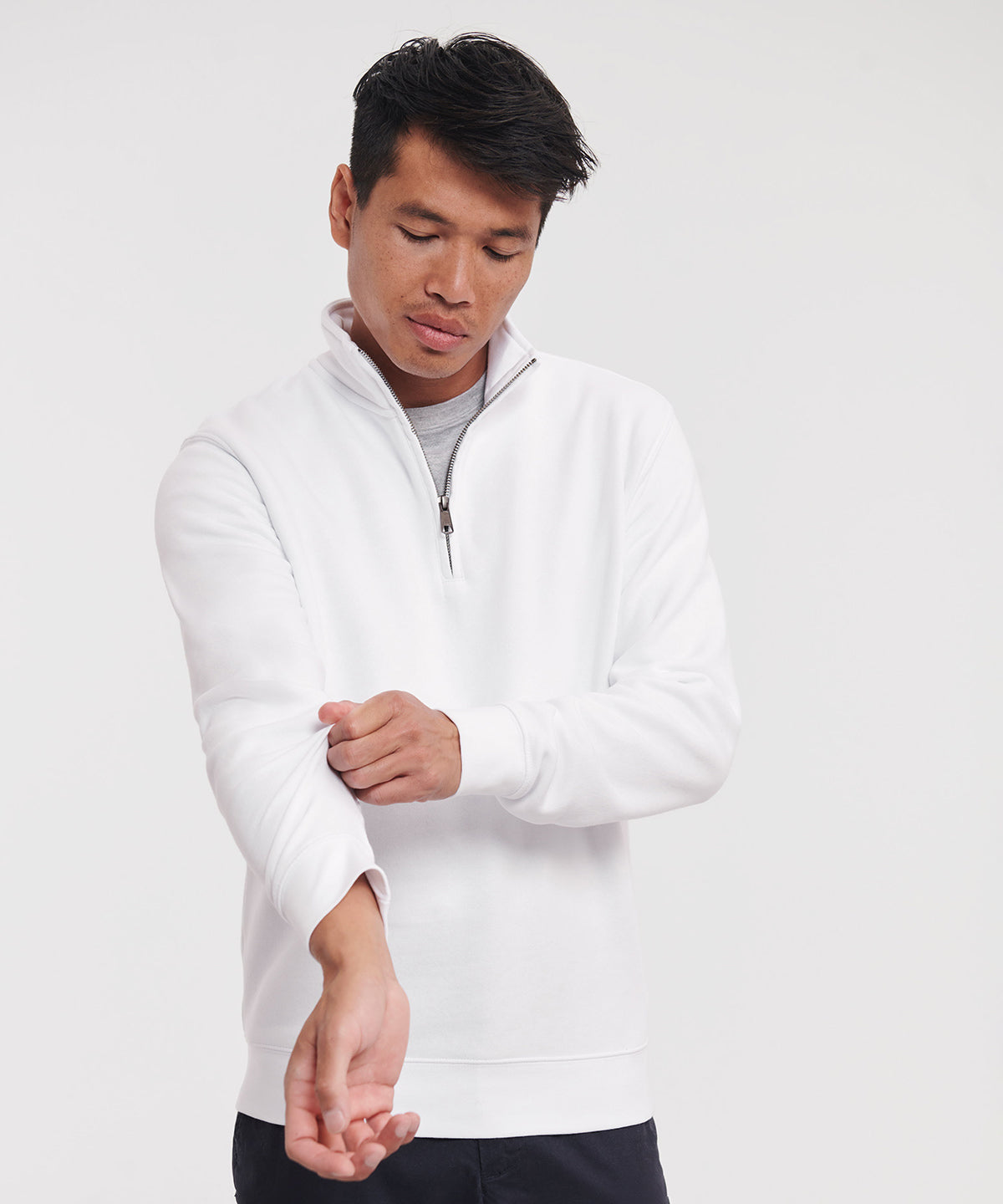 Russell Europe Authentic Zip Sweatshirt for Men