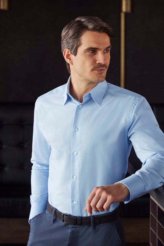 Tailored Oxford Shirt for Men Classic Fit 2Button Cuff