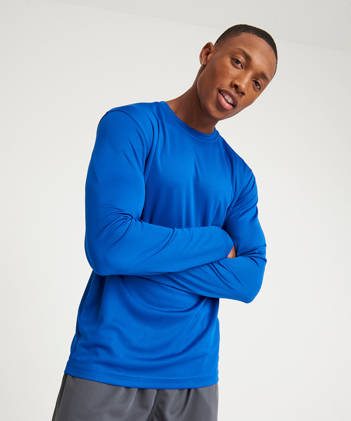 AWDis Just Cool Long Sleeve Cool TShirt for Men