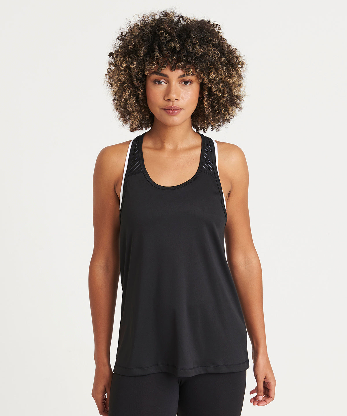 AWDis Just Cool Womens Smooth Workout Vest with Mesh Panel