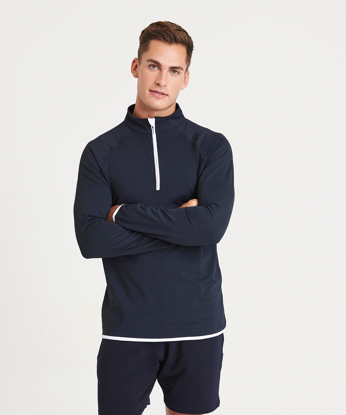 AWDis CoolFit Zip Sweatshirt for Active Men